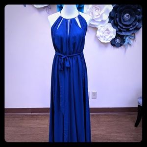 Formal blue dress